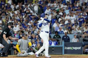 Plaschke: ‘Ohhhhhtani!’ Immortal Shohei Ohtani blasts Dodgers to the World Series
