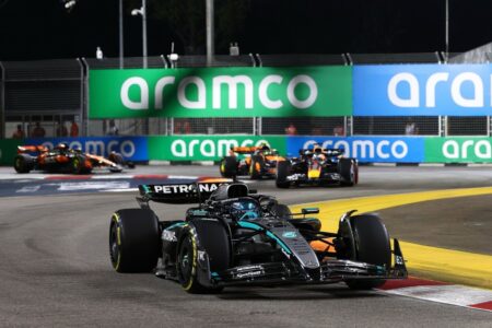 Russell streaks to second win of 2025, McLaren seals constructors’ title