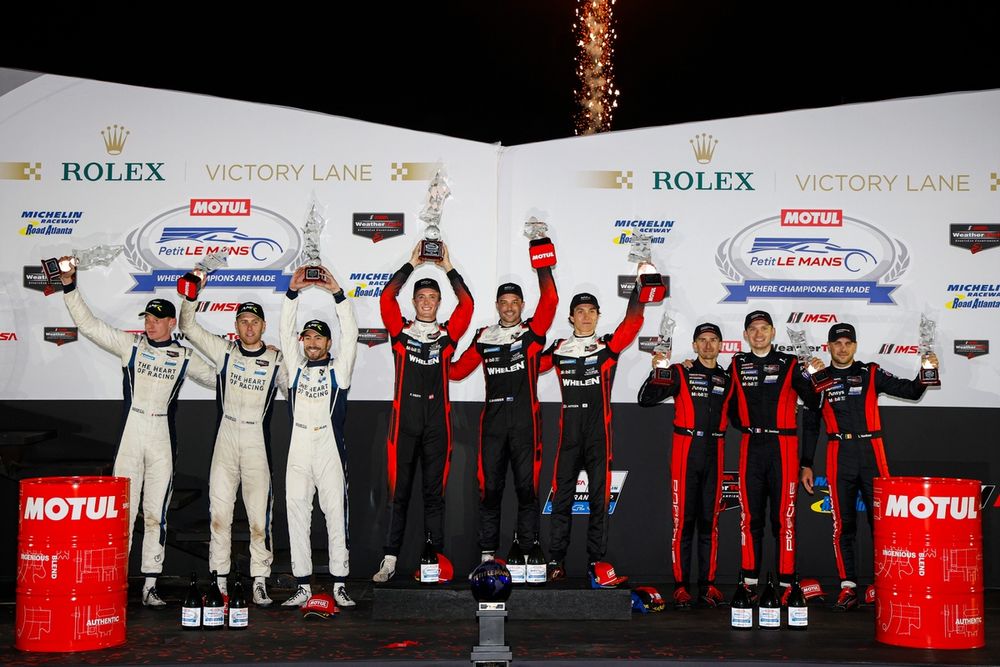 Playing the percentage game at Road Atlanta was enough for Porsche to be crowned champions