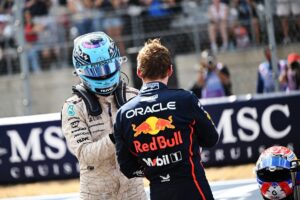 Russell explains “last chance” overtake on Verstappen in F1 US GP sprint