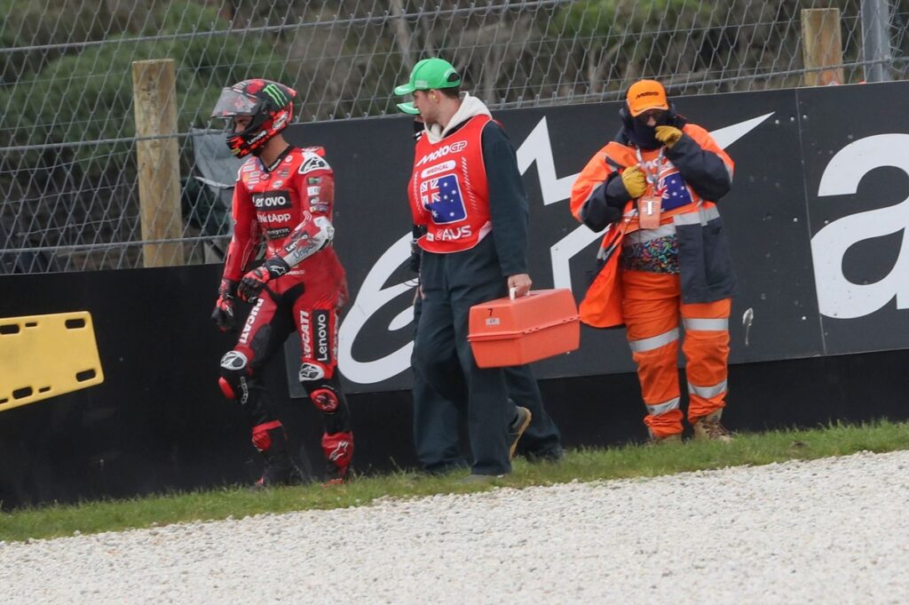 Bagnaia accepted Australian GP crash “was possible” before fall