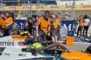How McLaren taunted Red Bull in secret message on grid marker tape