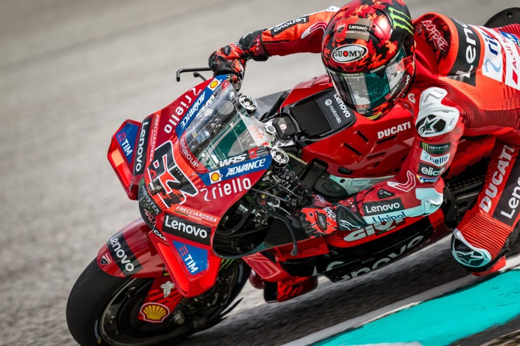Bagnaia strikes back to claim pole, disaster for Aprilia Bagnaia strikes back to claim pole, disaster for Aprilia