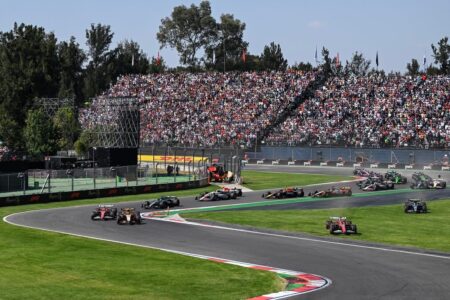 Russell blasts “lawnmower racing” at Mexico GP start