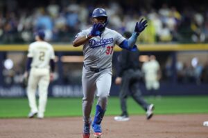 Dodgers’ Teoscar Hernández avoids Milwaukee’s allegedly haunted hotel at wife’s insistence