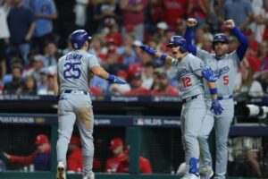 Dodgers show their resiliency again in NLDS Game 1 comeback win over Phillies
