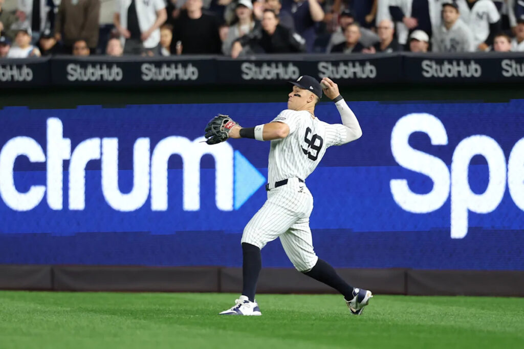 Yankees’ Aaron Judge not ruling out elbow surgery after dealing with flexor strain this season