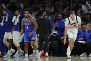 Cooper Flagg drops 10 points as Mavericks hang on to beat Thunder in his preseason debut