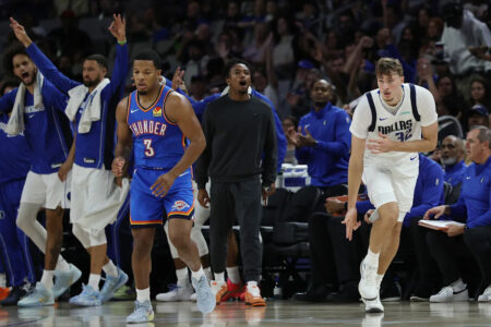 Cooper Flagg drops 10 points as Mavericks hang on to beat Thunder in his preseason debut