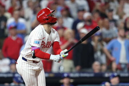 Bryce Harper understands Game 2 boos from Phillies fans: ‘I boo myself when I get out’