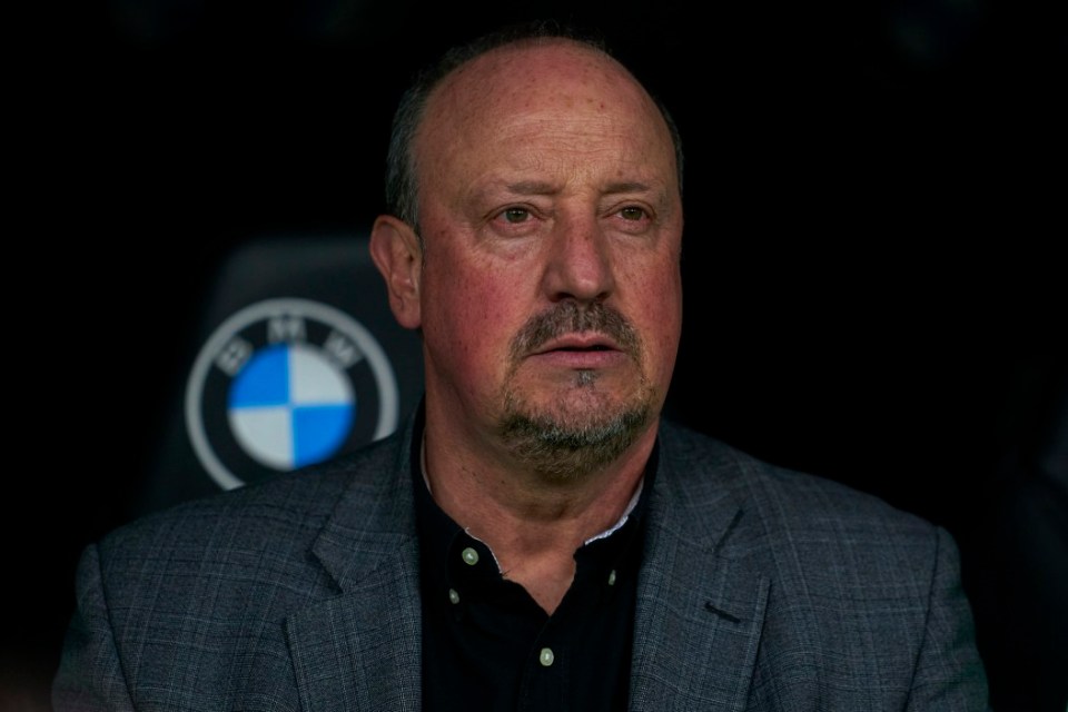 Real Madrid CF coach Rafa Benítez.