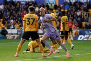 WOLVES 1 BRIGHTON 1: Hosts still rooted to bottom after Van Hecke’s late equaliser cancels out freak own goal