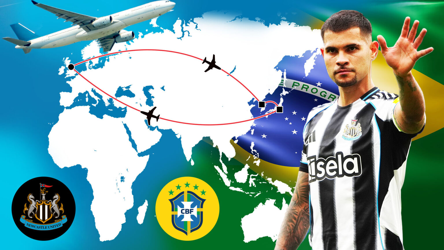 ‘It’s crazy’ – Bruno Guimaraes set for 12,500 mile slog in major blow to Newcastle