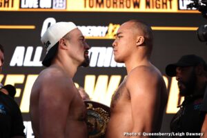 Live Results: Parker vs. Wardley from The O2 In London