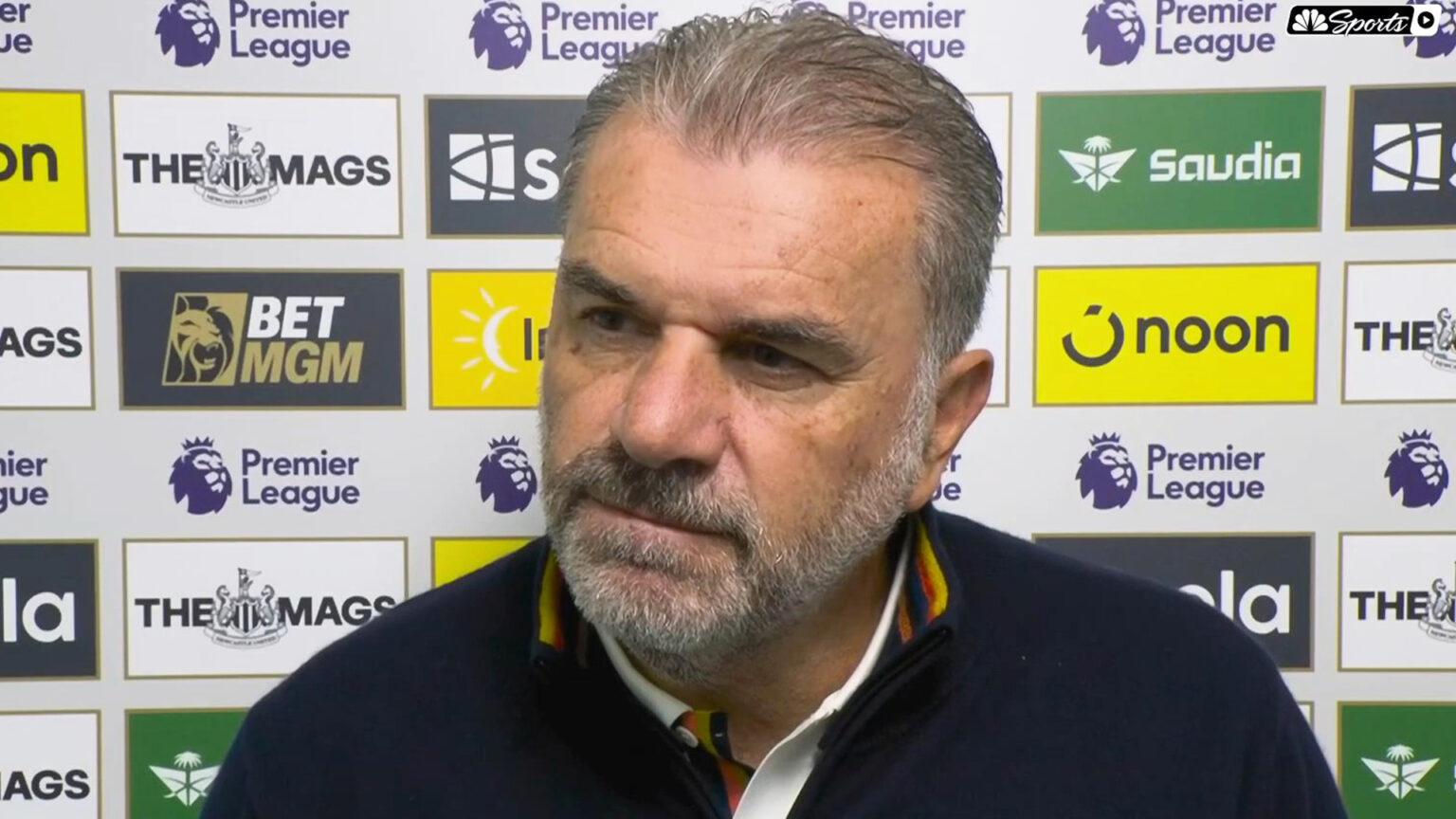 Ange Postecoglou takes bizarre swipe at Sky Sports as he responds to question about his Nottingham Forest future