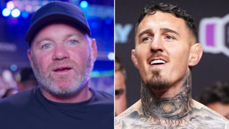 Wayne Rooney sends message to Tom Aspinall as Man Utd legend celebrates 40th birthday at UFC 321