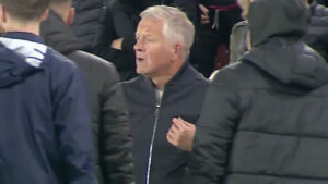 Sheffield Utd boss Chris Wilder sent off at half-time after blasting ball at own FANS – despite immediately apologising