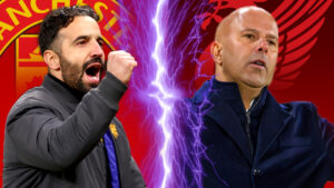 Gary Neville hails Ruben Amorim’s ‘best week’ as Man Utd go above Liverpool after struggling Slot’s ‘worst display’