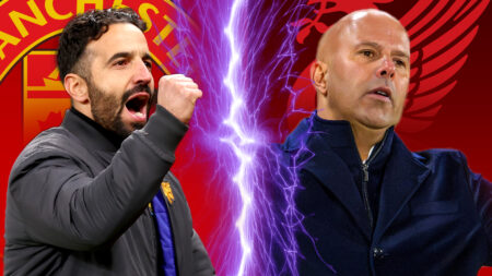 Gary Neville hails Ruben Amorim’s ‘best week’ as Man Utd go above Liverpool after struggling Slot’s ‘worst display’