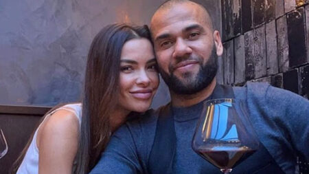Dani Alves welcomes first child with model wife Joana Sanz after having rape conviction overturned