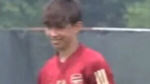 Mikel Arteta’s eldest son, 16, stars for Arsenal u17s two years after he was spotted on coaching staff
