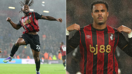 Bournemouth 3 Fulham 1: Sensational Semenyo brace & Kluivert rocket seal comeback as hosts go second on stormy night