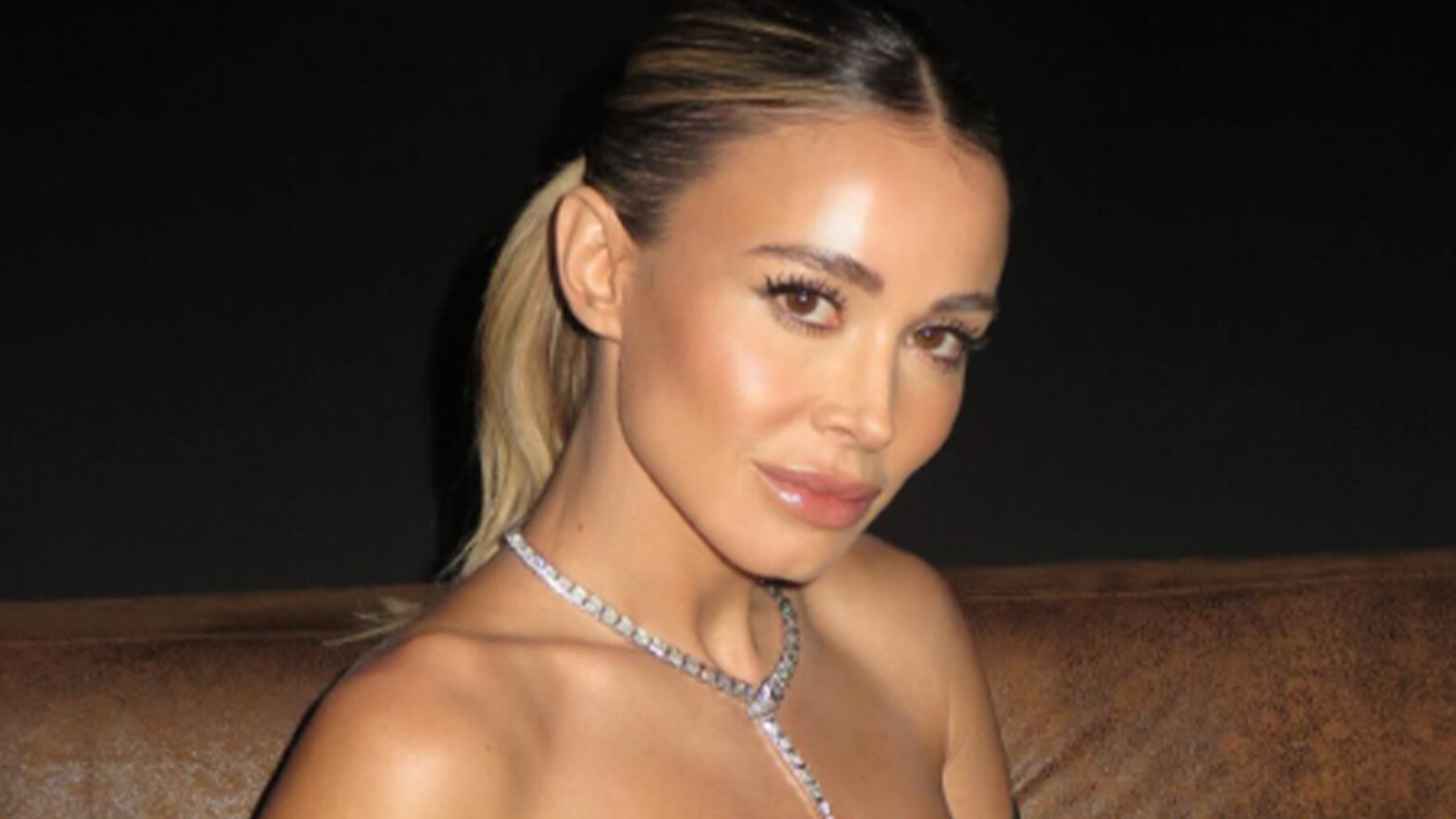 Diletta Leotta joins no-bra club as footie host puts on busty display in figure-hugging top live on DAZN