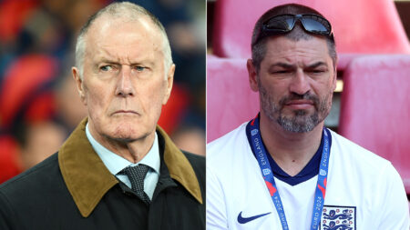 ‘Absolute disgrace’ – England legend Sir Geoff Hurst tells Bellingham’s dad to ‘calm down’ after ‘irritating’ behaviour