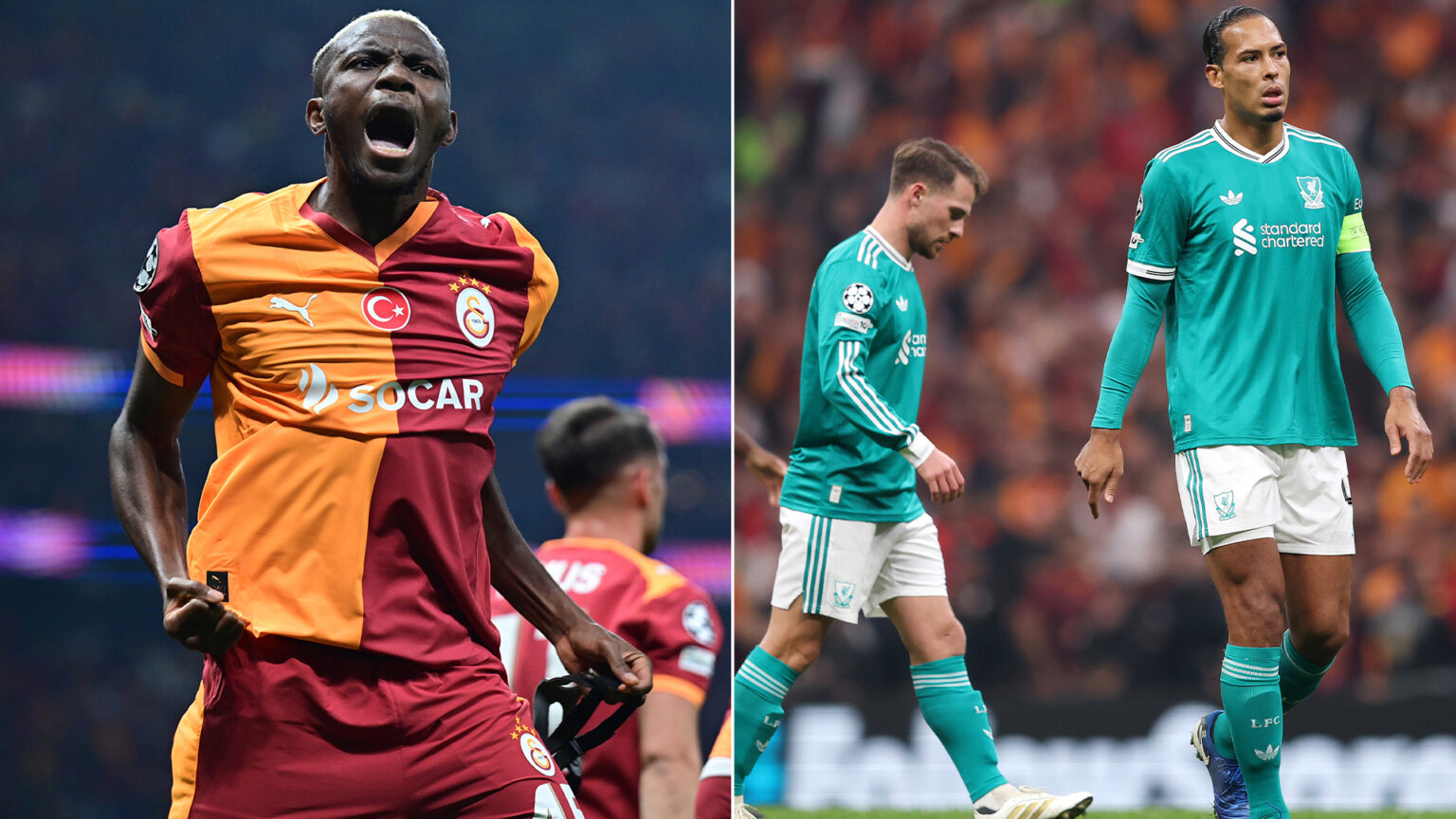 Galatasaray 1 Liverpool 0: Slot decision backfires as much-changed Reds lose twice in week as Alisson suffers injury