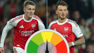 Arsenal ratings: Odegaard back to his best but Ben White won’t be winning back his starting spot any time soon