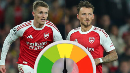 Arsenal ratings: Odegaard back to his best but Ben White won’t be winning back his starting spot any time soon