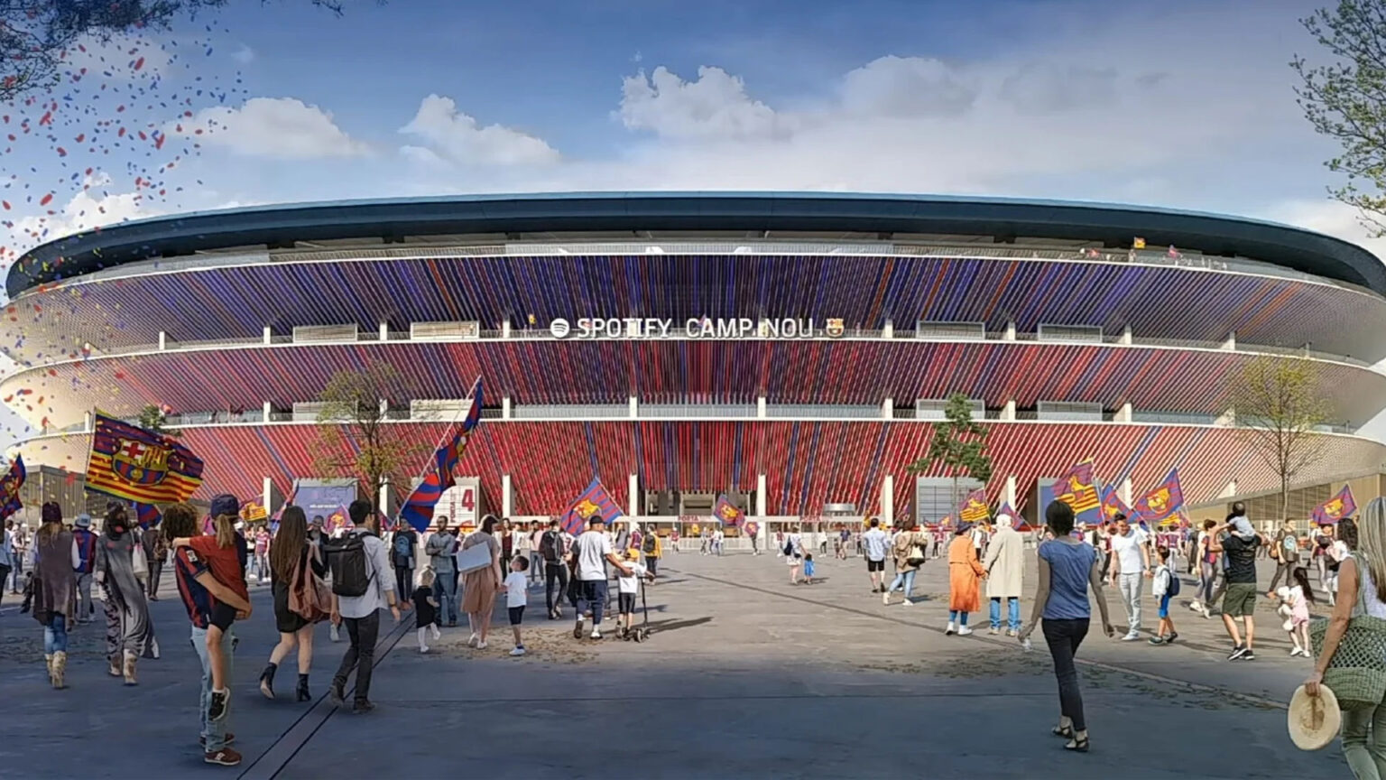 Barcelona set to add stunning new ‘bicycle wheel’ feature to new Nou Camp as club look to build ‘world’s best stadium’
