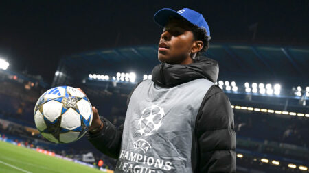 Chelsea legend’s son, 16, spotted working as Stamford Bridge ballboy during Champions League clash