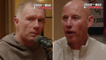 Paul Scholes hints Man Utd legend and former manager held talks over vacant Rangers position