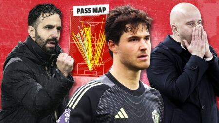 Ruben Amorim hits back at Arne Slot’s long ball attack on Man Utd after Anfield win and insists ‘I evaluate my team’