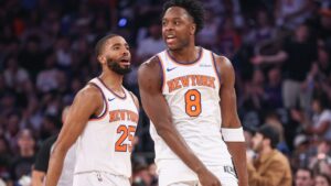 OG Anunoby goes for 13 points in preseason debut as Knicks beat Sixers