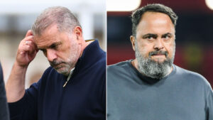 Ange Postecoglou confirms showdown talks with Marinakis over his future as Forest stars appear to ignore him after loss