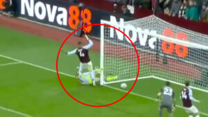 Watch Haaland ‘sacrifice future generations of Haalands for an offside goal’ as City star painfully collides with post