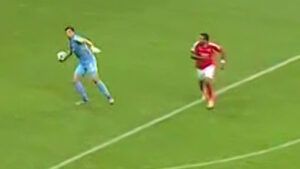 Watch ‘genuinely unbelievable’ Nick Pope throw as Newcastle star hurls ball 65 yards to assist Champions League goal