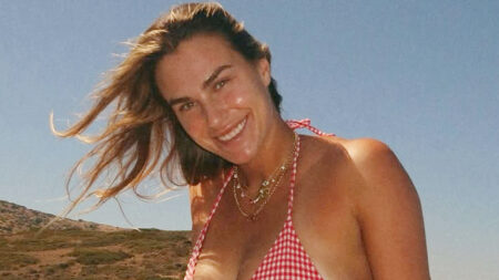 Tennis row erupts as Sabalenka and Swiatek accused of having ‘high testosterone’ before star hits back with bikini pic