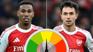 Gabriel comes to rescue at both ends of the pitch but Zubimendi may never put in a poorer display