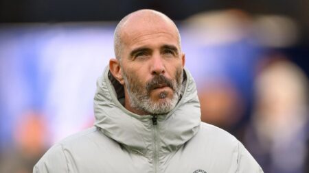 Why is Enzo Maresca not on the touchline for Chelsea against Nottingham Forest?