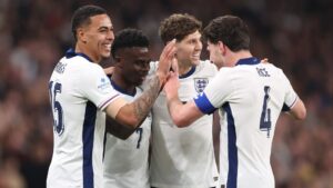 England vs Wales LIVE RESULT: Reaction as Three Lions cruise to VICTORY after Saka fires in SCREAMER, Villa duo score