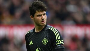 ‘He’s not Schmeichel yet’ – Amorim refuses to guarantee Lammens will play vs Liverpool after Man Utd legend comparisons