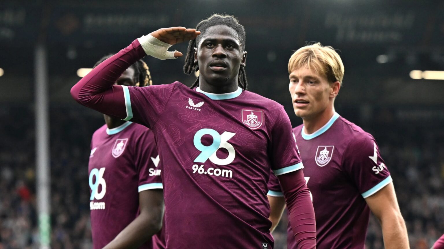 Loum Tchaouna scores first Clarets goal just as boyhood pal looked set to steal the show