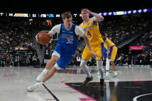 Cooper Flagg drops 13 points in final preseason win over Lakers as Luka Dončić, LeBron James and Bronny James all sit out