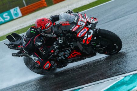 What caused Aprilia’s Sepang MotoGP practice struggles?