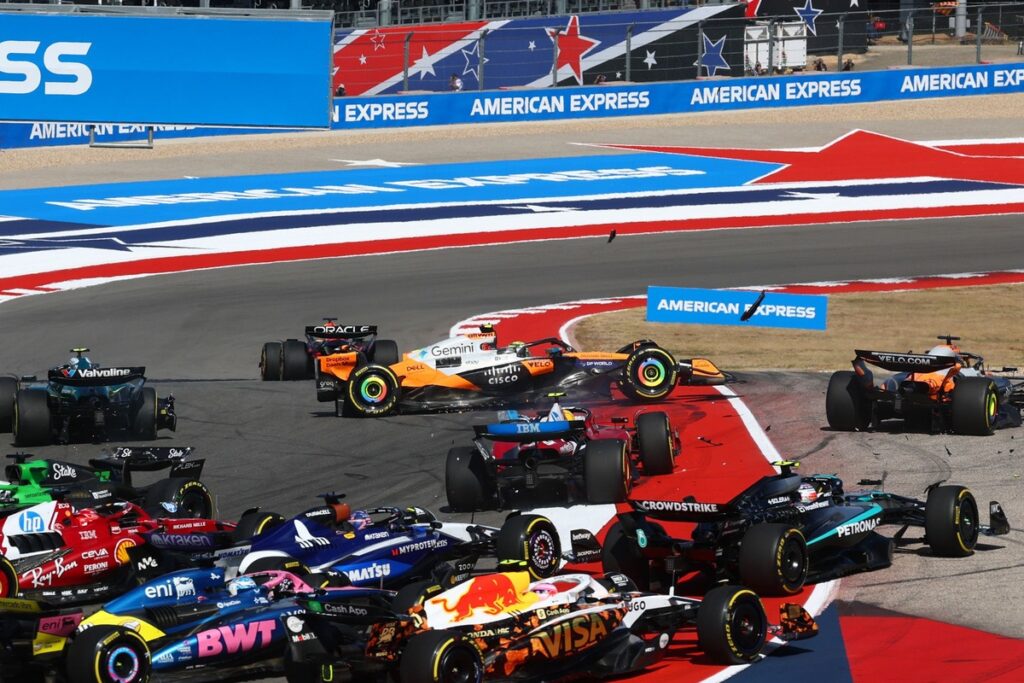 Brown slams “amateur” driving in F1 US GP sprint taking McLaren drivers out