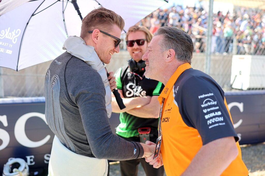 McLaren boss Brown apologised to Hulkenberg after F1 US GP clash, says Wheatley