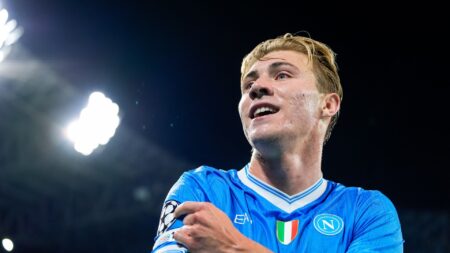 ‘Dude is roasting Man Utd,’ say fans as Rasmus Hojlund appears to make subtle dig after scoring stunning double